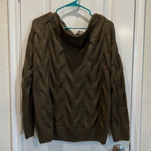 Over sized olive sweater